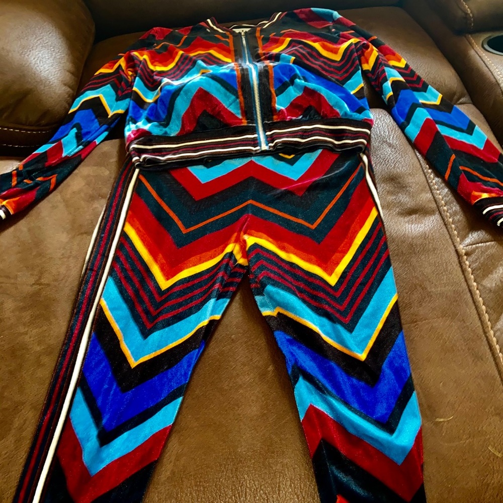 Two Piece Multi Colored Jogger